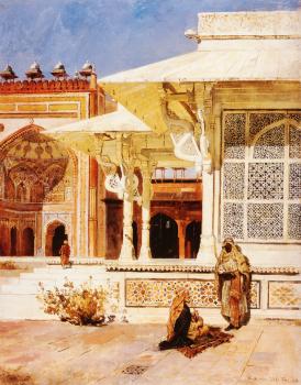 Edwin Lord Weeks : White Marble Tomb at Suittitor Skiri